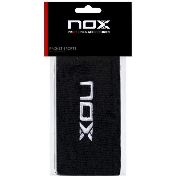 MUÑEQUERAS DEPORTIVAS LARGAS NOX NEGRO/BLANCO