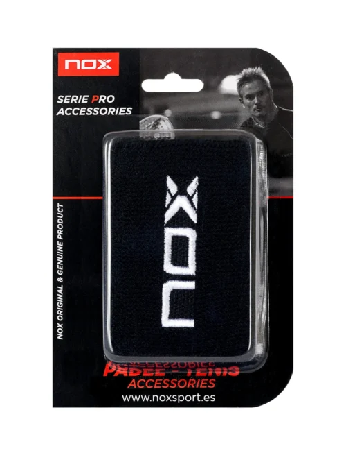 MUÑEQUERAS DEPORTIVAS NOX NEGRO/BLANCO