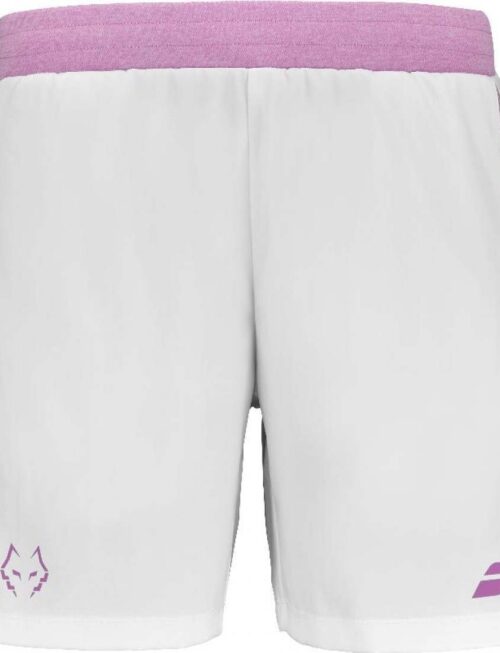 Short Babolat Lebron Blanco Rosa