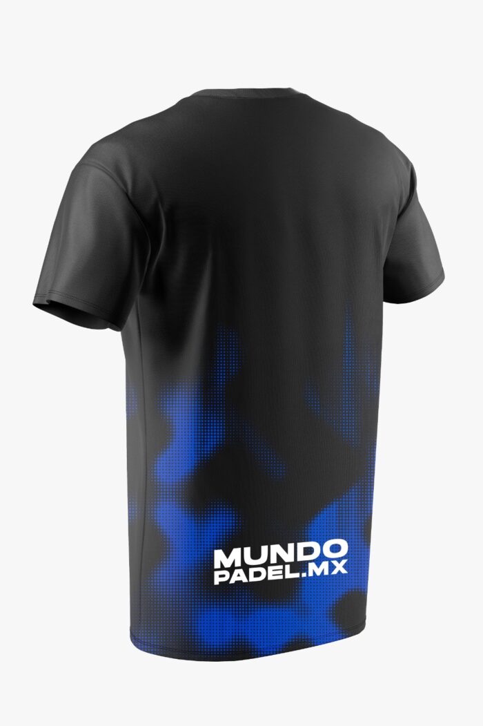 Playera Mundo Padel Negro/azul - Image 3