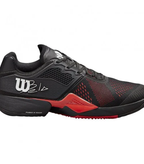 Zapatillas Wilson Bela Tour Black/Infrared/Black